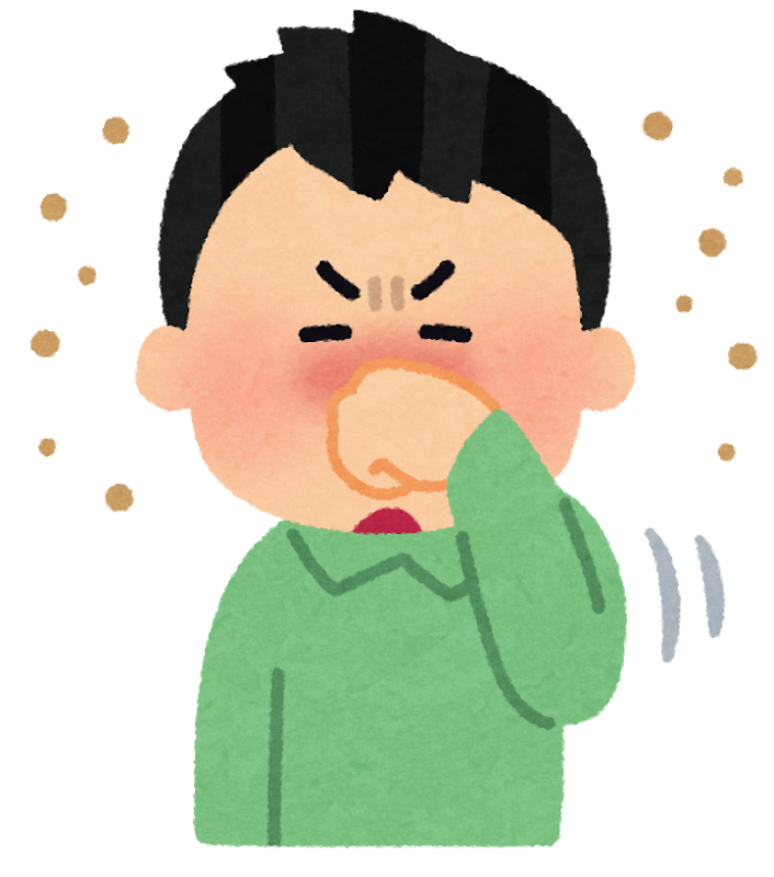 鼻をこすっている人のイラスト かわいいフリー素材集 いらすとや