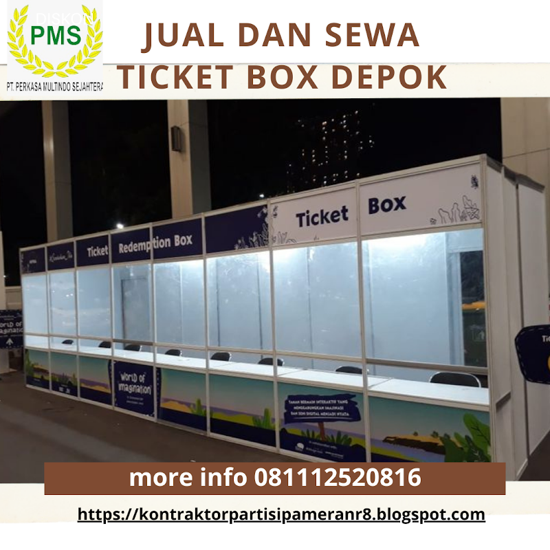 SEWA TIKET BOX DEPOK 081112520816