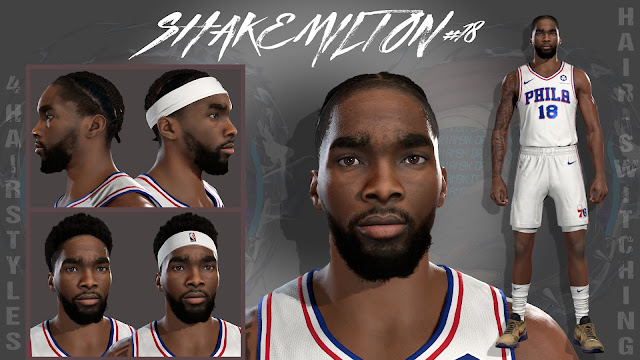 NBA 2K23 Shake Milton Cyberface Update