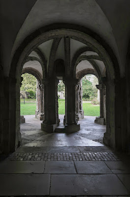 Torbögen der Kathedrale von Canterbury.