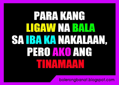 Para kang ligaw na bala, sa iba nakalaan pero ako ang tinamaan