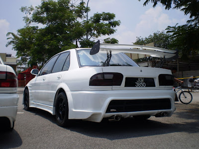 Modified Proton Wira Sedan