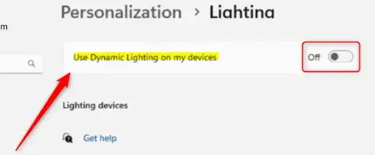 Cara Mengaktifkan Dynamic Lighting di Windows 11-c