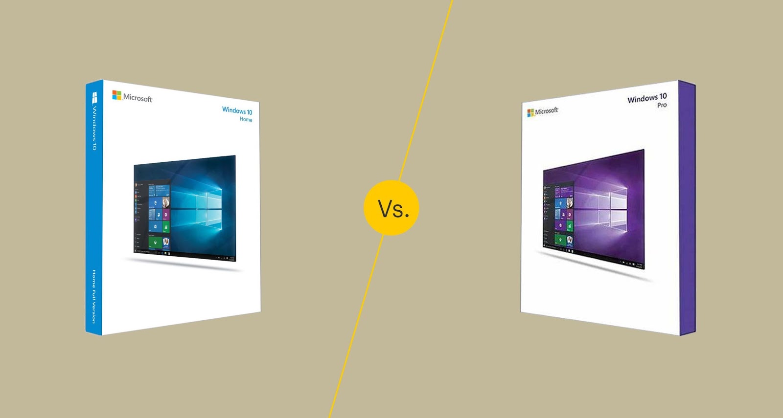 Windows 10 Pro vs. Home