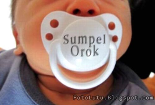 foto lucu sumpel orok