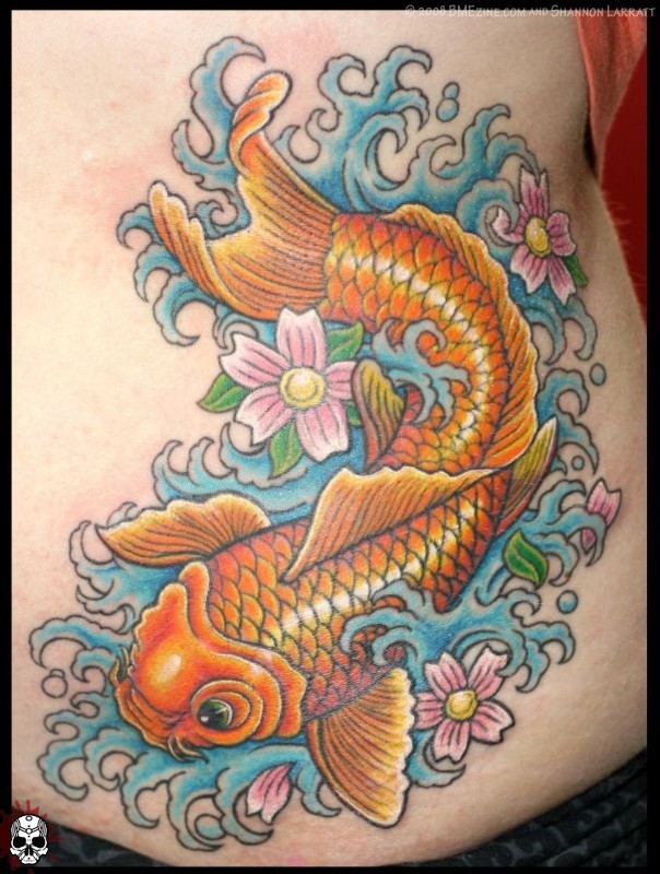 koi fish tattoo meaning. 2011 coy fish tattoo designs.