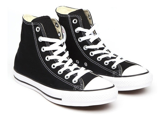 Converse negras en bota Chuck Taylor