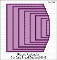 ODBD Custom Pierced Rectangles Dies