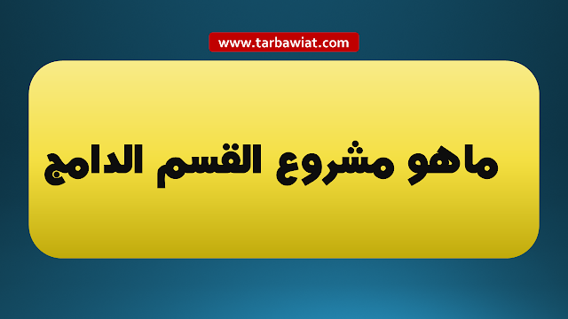  ماهو مشروع القسم الدامج