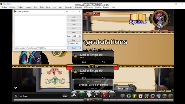 Scrolls Packet Spammer Code AQW