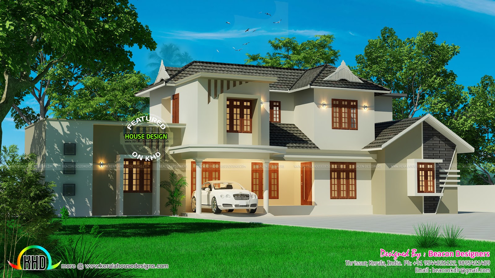 December 2019 Kerala home  design  and floor plans 