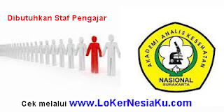 Lowongan Kerja Guru 2013 Masa Januari Di Akademi Analis Kesehatan Nasional Surakarta