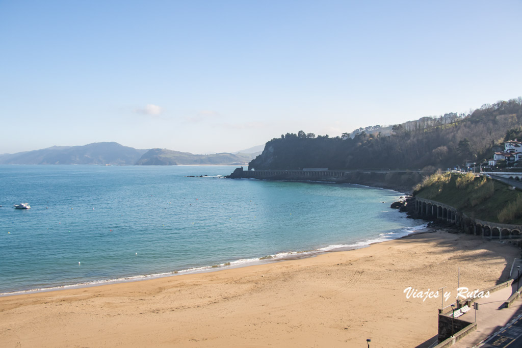 Playa de Gaztetape, Guetaria