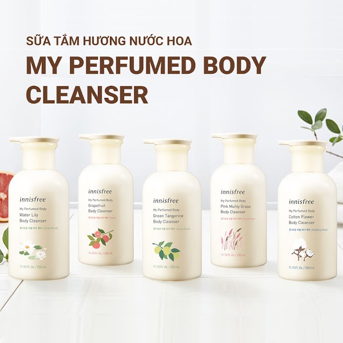 Mall Shop [ innisfreevietnam_officialstore ] Sữa tắm hương nước hoa innisfree My Perfumed Body Cleanser 330ml