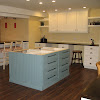 Craft Room Island - Diy Craft Room Island The Little Green Bean : Reworked the space so there is real storage (not stuff under the stools)!
