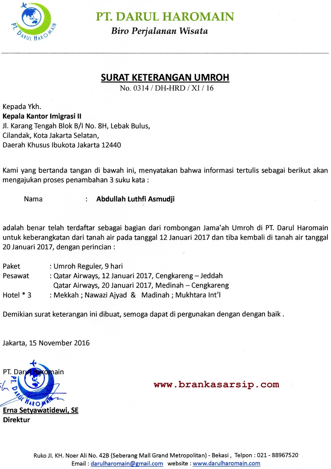 Contoh Surat Lampiran Invoice - Kimcil I