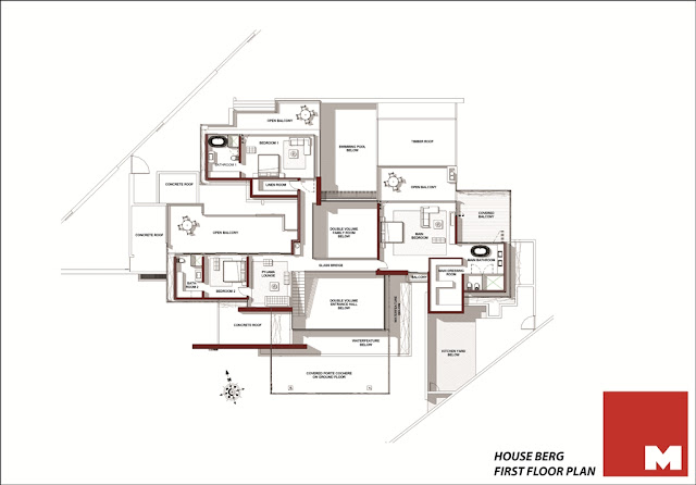 Ber House first floor floor plan
