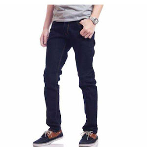 Celana Panjang Jeans Stretch Navy Model Slimfit