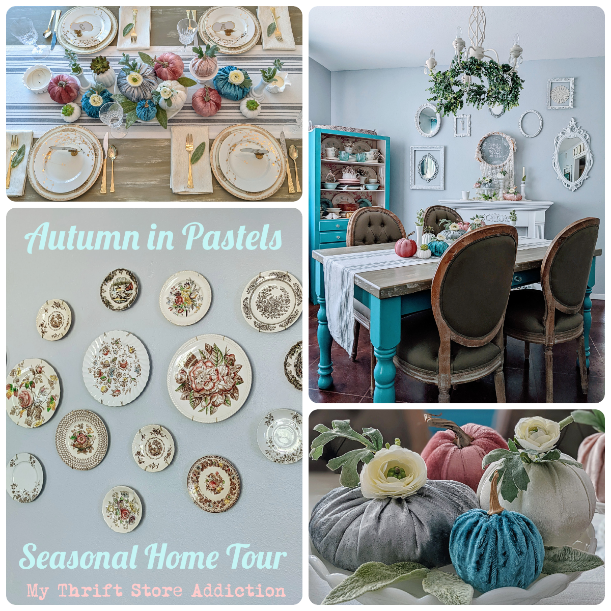 Autumn in pastels home tour