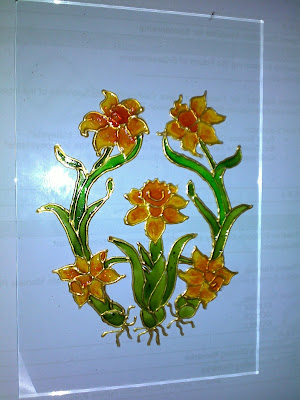 flower designs for glass painting. Saturdays Glass Painting Class