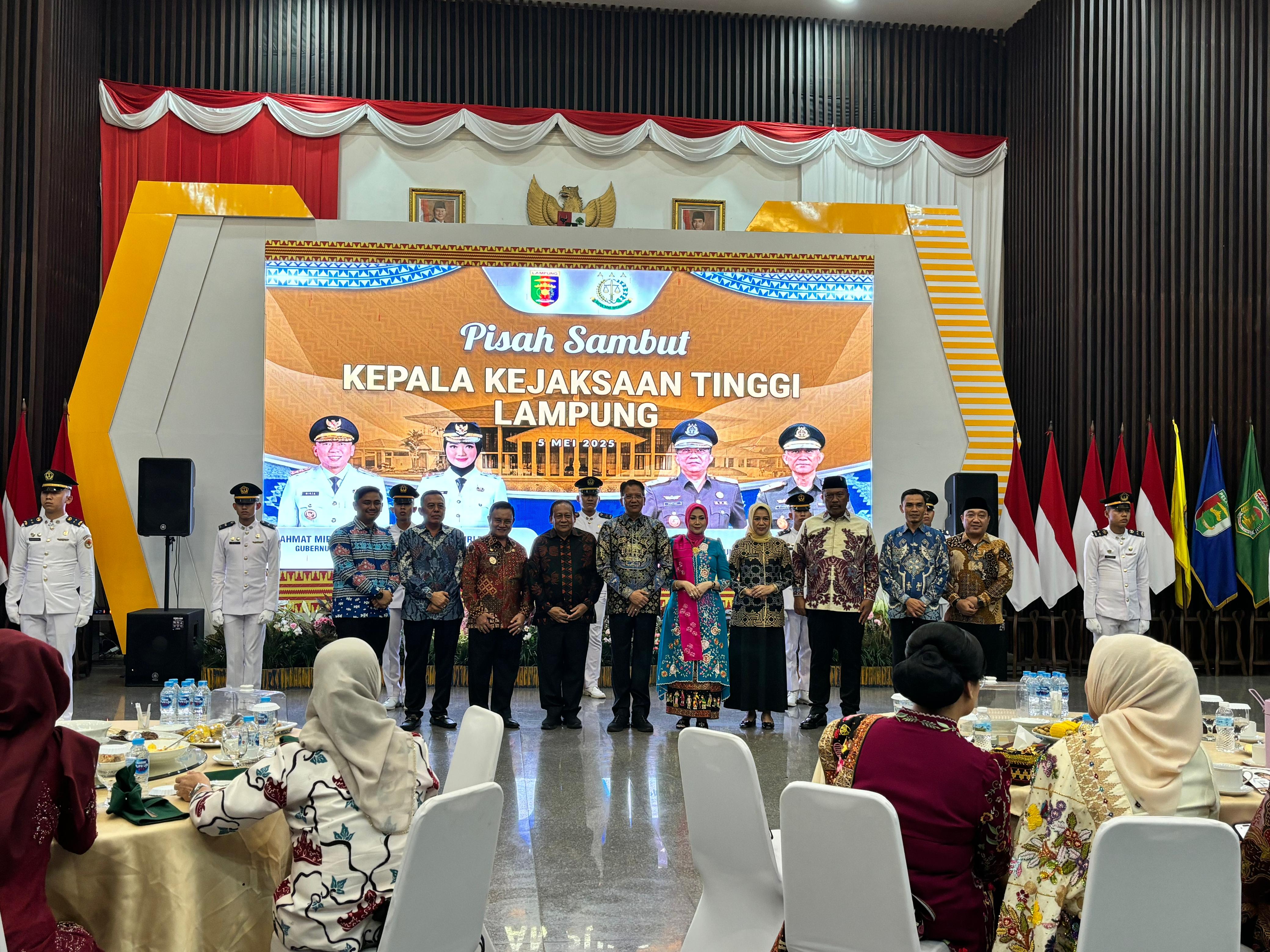 Wabup Mad Hasnurin Titip Harapan Besar di Momen Pisah Sambut Kajati Lampung