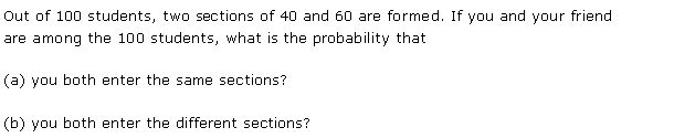 Solutions Class 11 Maths Chapter-16 ( Probability)Miscellaneous Exercise