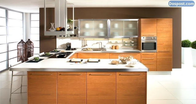 Desain Kitchen Set Bernuansa Kontemporer