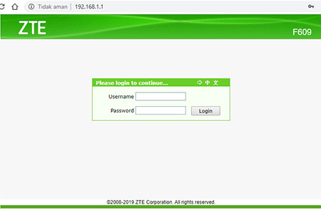 Password Indihome Zte F609 Terbaru Update 2020 Pakiqin Com