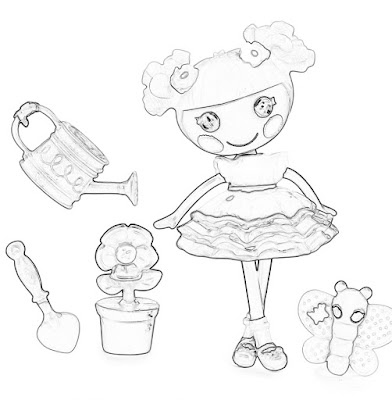 Desenhos para Colorir da Lalaloopsy – Imagens para Imprimir e Pintar