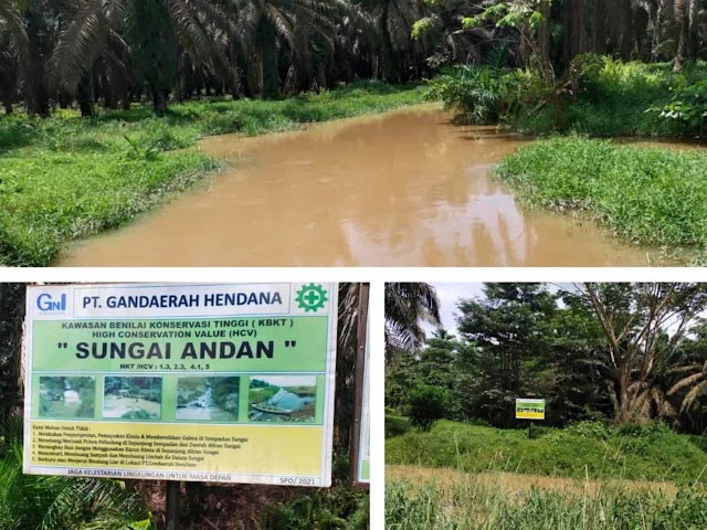 PT. Gandaerah Hendana Diduga Telah Merusak dan Cemari Sungai Andan