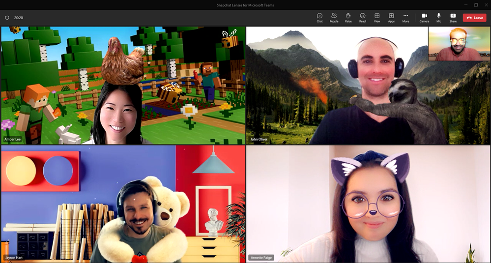 Come utilizzare i filtri Snapchat per Microsoft Teams per ravvivare le tue riunioni