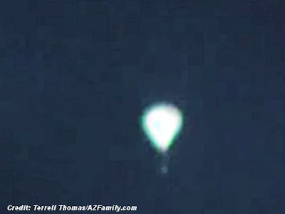 Unidentified Object in Sky mystifies Valley Residents Monday 8-2-13