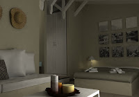 3d model interior hotel room vray kefalonia κεφαλονια