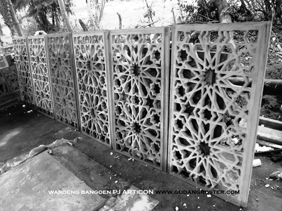 GRC ARTIKON Panel GRC Krawangan Ornamen Islami Ar Ridho