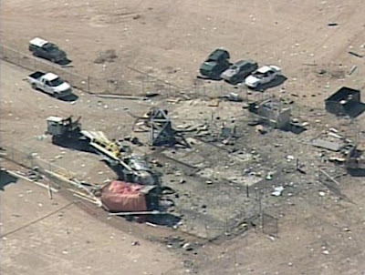  Mojave Desert  Air and Space Port  Explosion