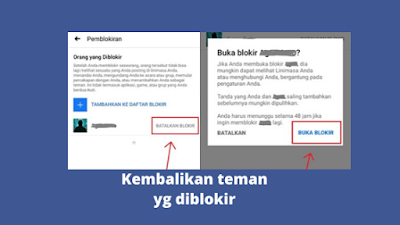 Cara Mengembalikan Teman Facebook Yang Sudah Diblokir