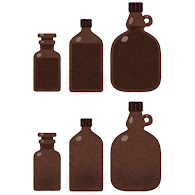 いろいろな試薬瓶のイラスト 茶色 かわいいフリー素材集 いらすとや