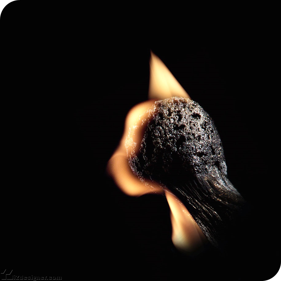 iZdesigner.com - Bộ ảnh tuyệt đẹp về que diêm đang cháy