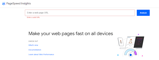 "Illustration of a speedometer with the text 'PageSpeed Insights' showcasing optimal website performance."