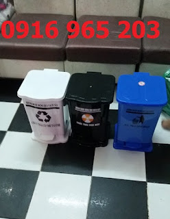 Thùng rác đạp chân y tế 15 lít dùng trong bệnh viện