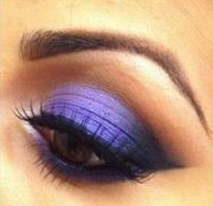 Фиолетовый макияж фото