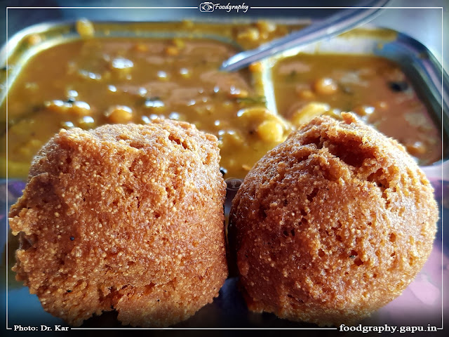 Gulugula served with Ghuguni for morning breakfast in Odisha