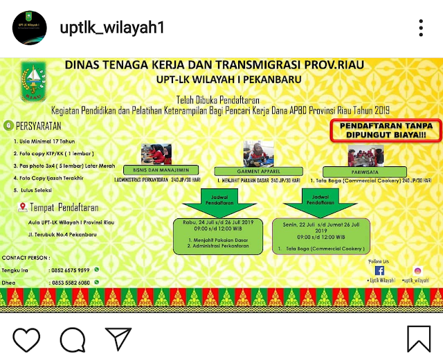 info pelatihan