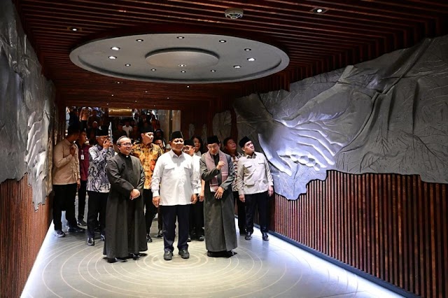 Presiden Prabowo Resmikan Terowongan Silaturahim, Hbungkan Masjid Istiqlal dan Gereja Katedral 