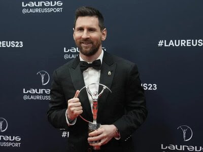 Argentina’s Lionel Messi wins Laureus sportsman of the year 2023