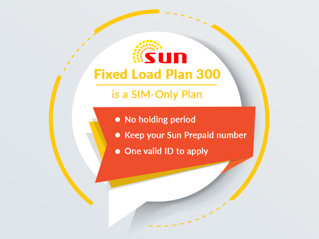 Sun Fixed Load Plan 300 : Free Facebook and Viber + Unli Trinet Calls + Unli All Net Texts for 30 Days