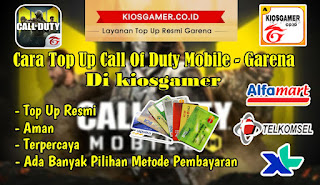 Cara Top Up CP Call Of Duty Mobile Garena Di KiosGamer