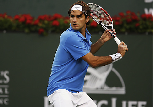 Kỹ thuật đánh tennis thuận tay của Federer