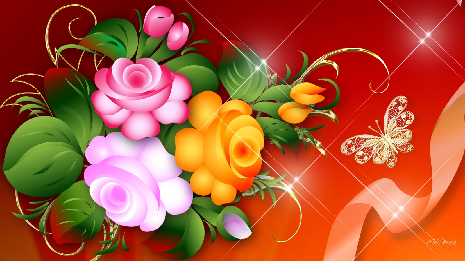 Bright flower wallpaper  beautiful desktop wallpapers 2014