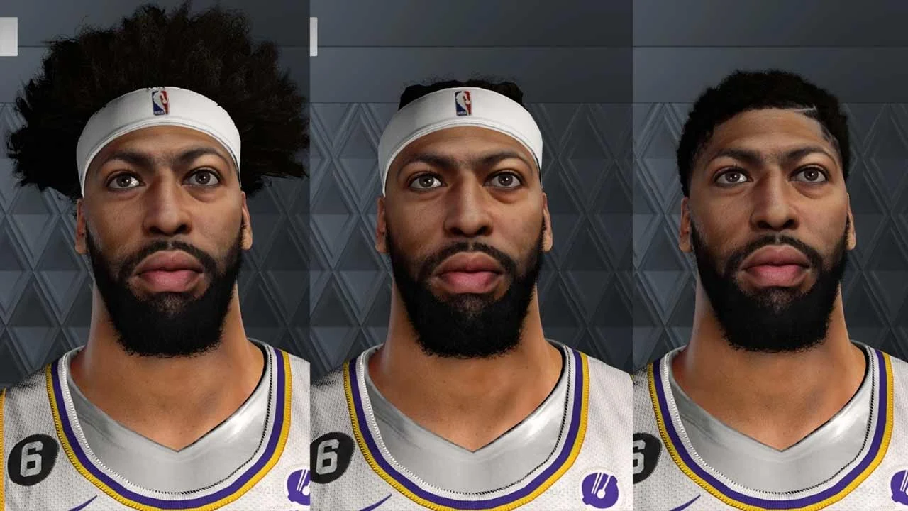 NBA 2K23 Anthony Davis Cyberface